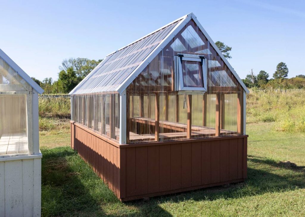 8x12 Greenhouse at Tiny Hive
