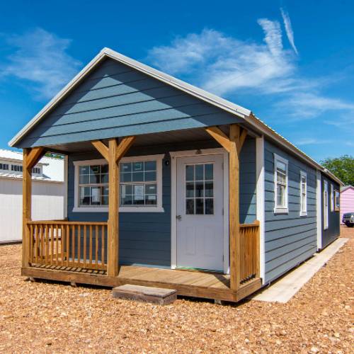 Prefab cabin shells by Derksen for sale at Tiny Hive