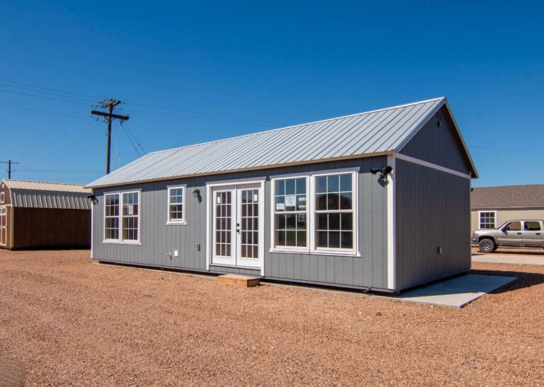 ADA Prefabricated custom finished cabins at Tiny Hive in Giddings