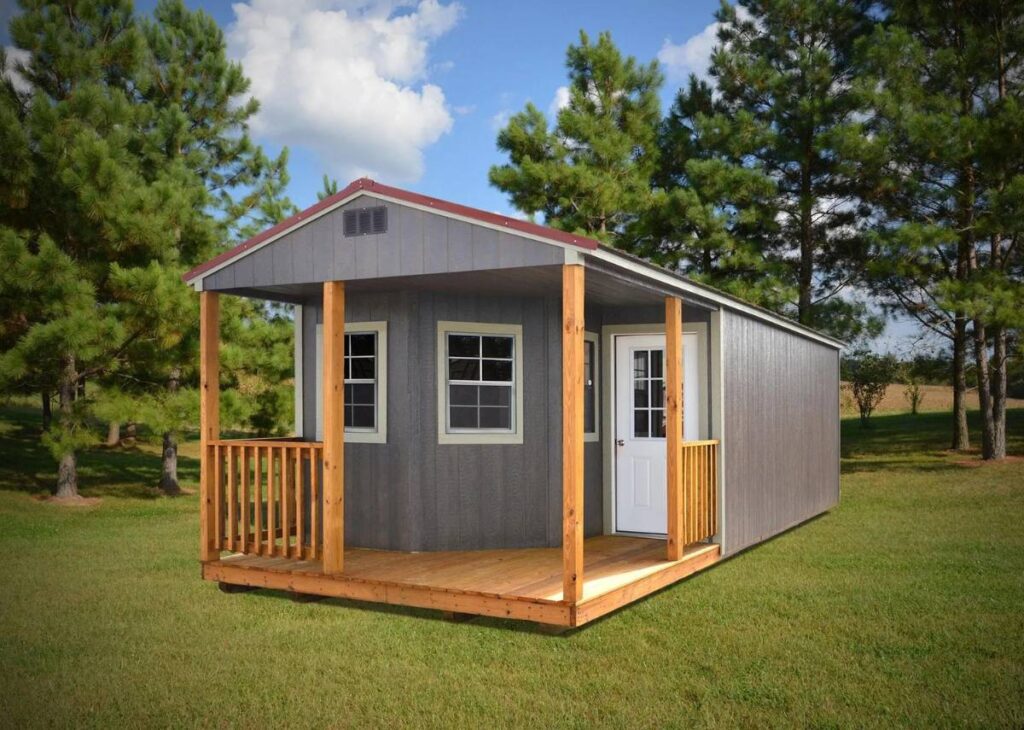 Deluxe prefab cabin for sale at Tiny Hive in Giddings