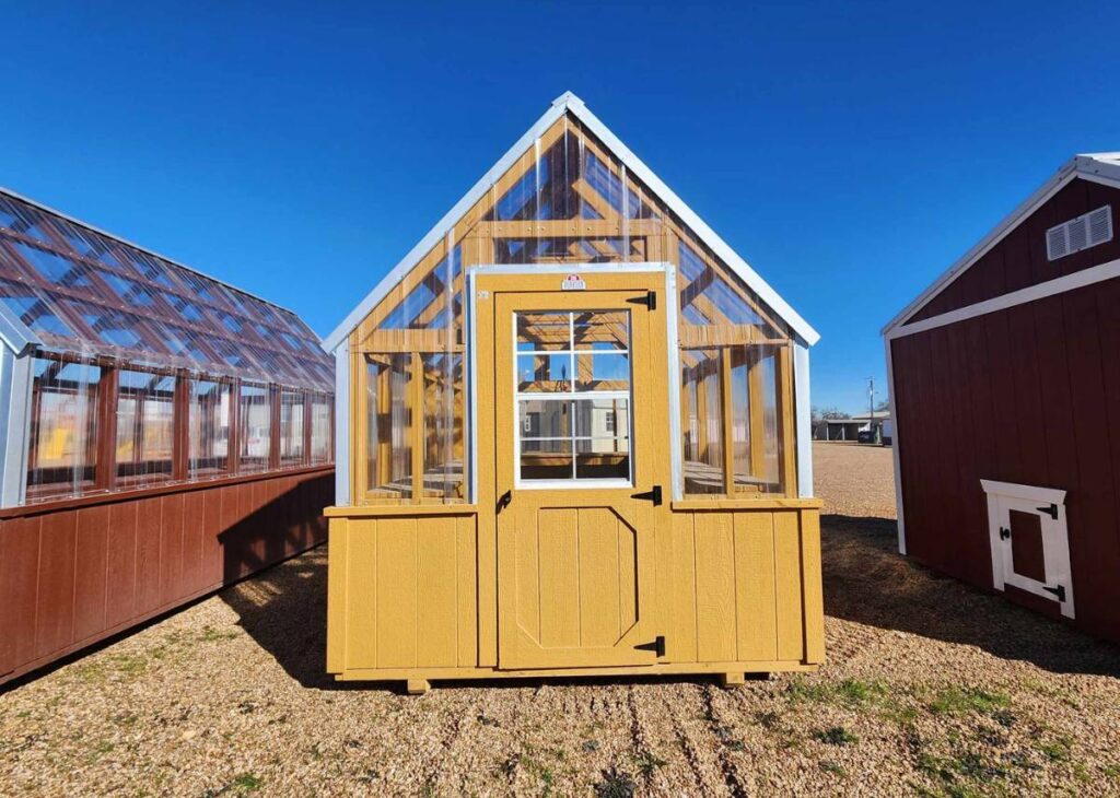 Greenhouses in Texas for sale at Tiny Hive in Giddings
