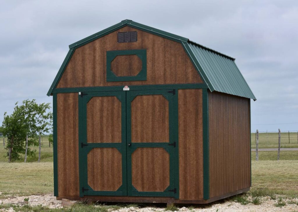 Treated lofted barns for sale at Tiny hive in Giddings