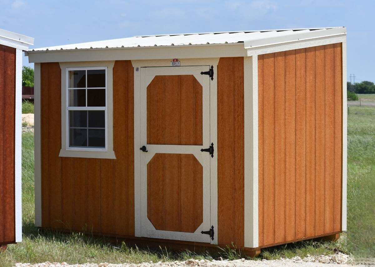 Urethane metro shed for sale at Tiny Hive in Giddings, TX