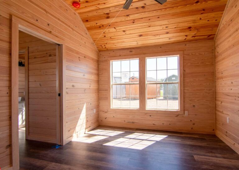 Bedroom in tiny prefab home in Giddings at Tiny Hive