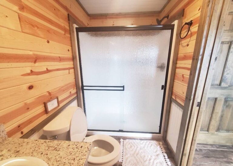 Prefab cabins at Tiny Hive in Giddings