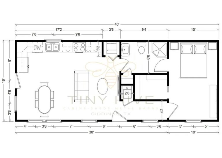 Fireside Lodge at Tiny Hive in Giddings, TX
