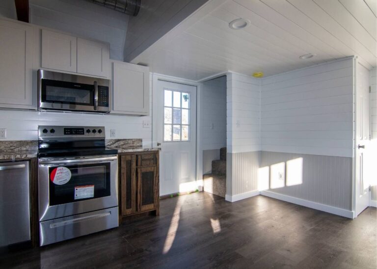 Homestead prefab cabin at Tiny Hive in Giddings, TX