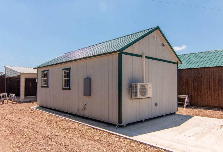 Cabin prefab homes at Tiny Hive in Giddings, TX