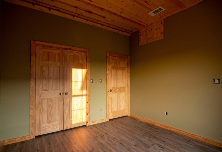 Cabin shells at Tiny Hive in Giddings