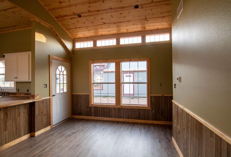 Cabin shells at Tiny Hive in Giddings