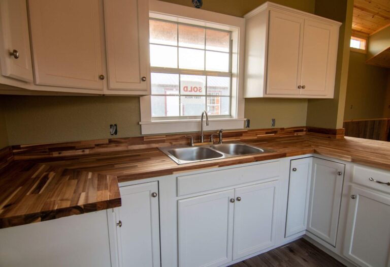 Cabin shells by Derksen at Tiny Hive in Giddings