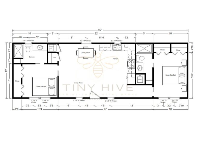 Cabin sheds in Texas for sale at Tiny Hive in Giddings