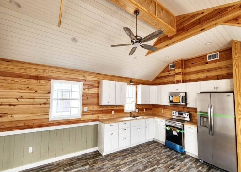 Finished Cabin Buttercup at Tiny Hive in Giddings, TX