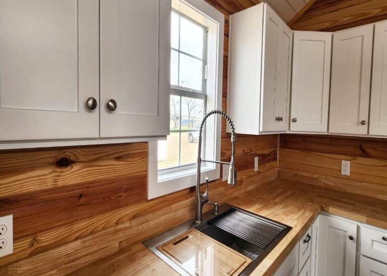 Finished Derksen Cabin at Tiny Hive in Giddings, TX