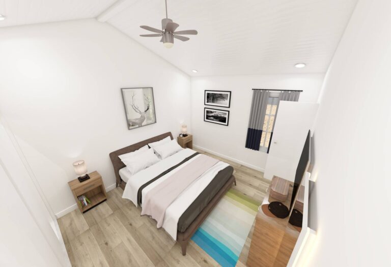 Homestead cabin at Tiny Hive in Giddings