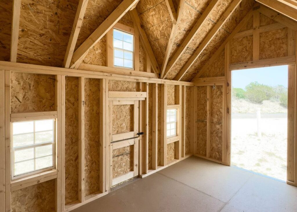 Playhouse for backyard at Tiny Hive in Giddings, TX