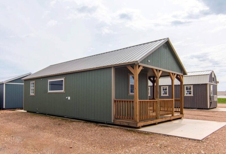 Porta cabins at Tiny Hive Giddings, TX