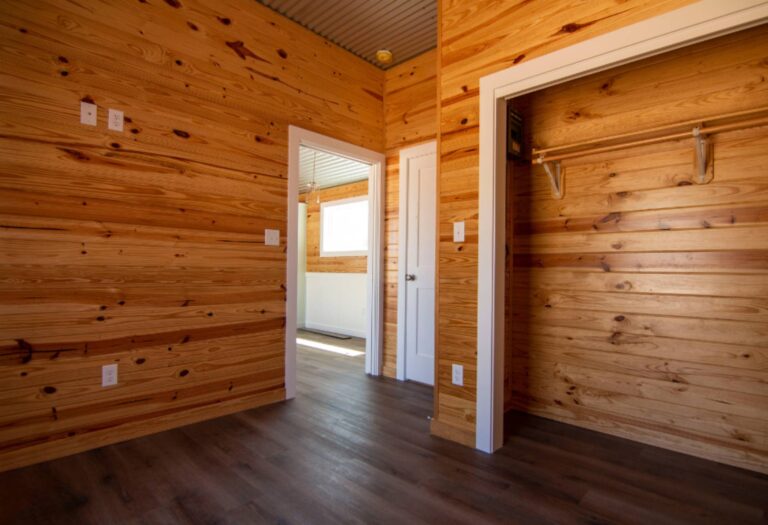 Porta cabins at Tiny Hive in Giddings
