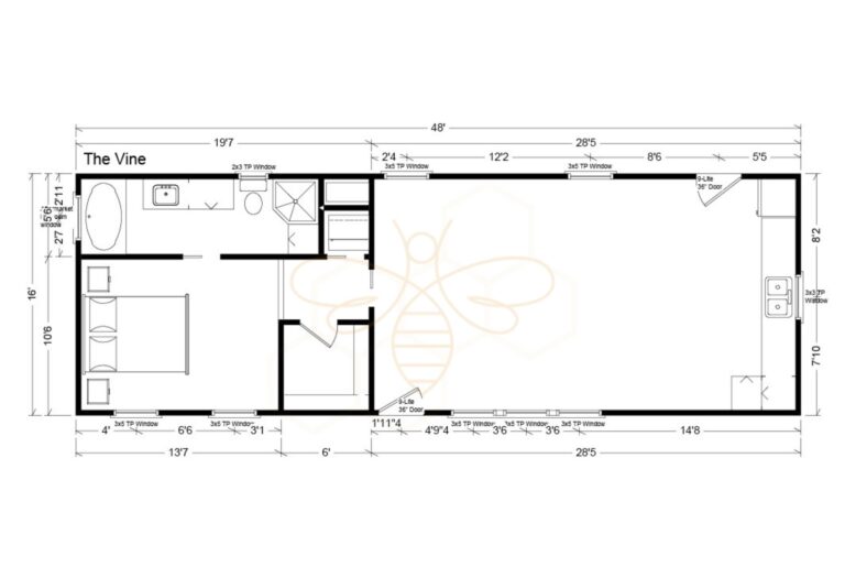 Tiny Hive Portable Cabins - Vine Model for Sale