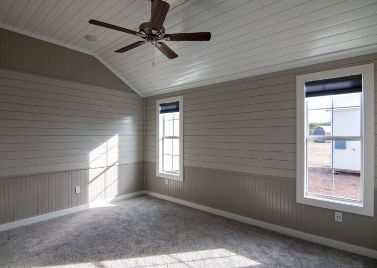 Prefab cabins at Tiny Hive in Giddings, TX