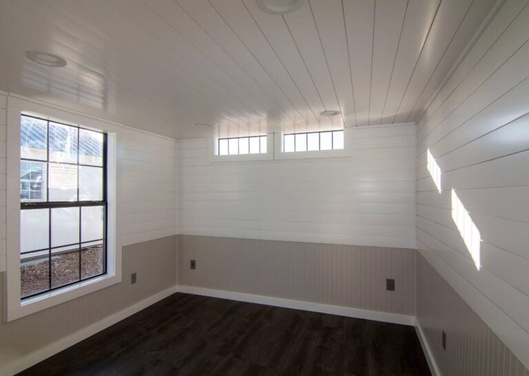 Prefab tiny homes at Tiny Hive in Giddings