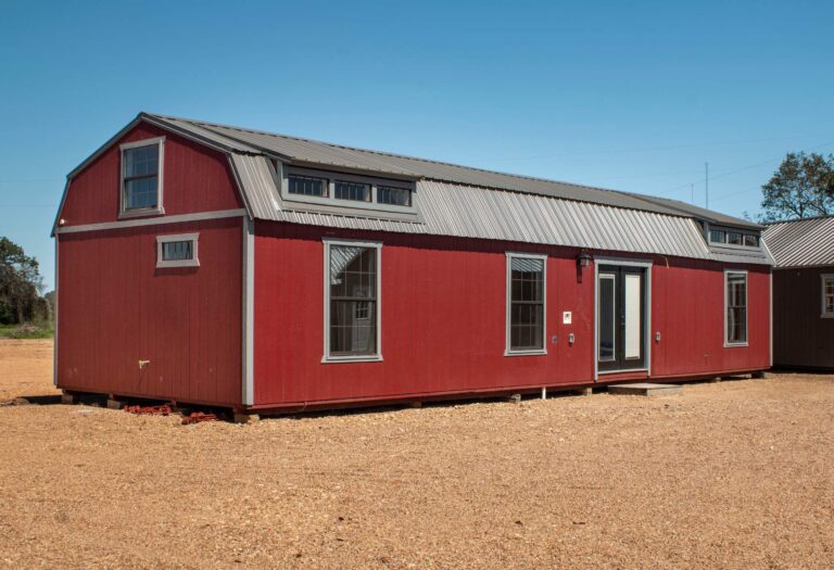 Small prefab homes at Tiny Hive in Giddings