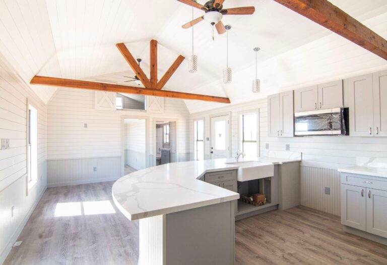 Cabins prefab at Tiny Hive in Giddings