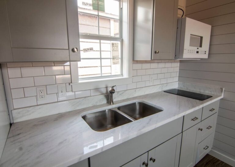 Tiny home houses at Tiny Hive in Giddings, TX