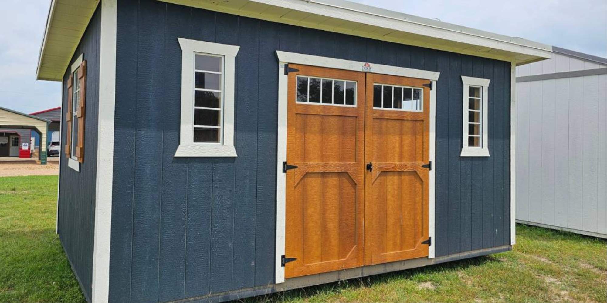 Portable Metro studio shed available from Tiny Hive in Giddings Texas