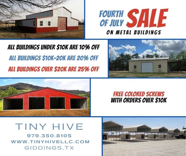Metal barns and rv ports for rvs and 5th wheels